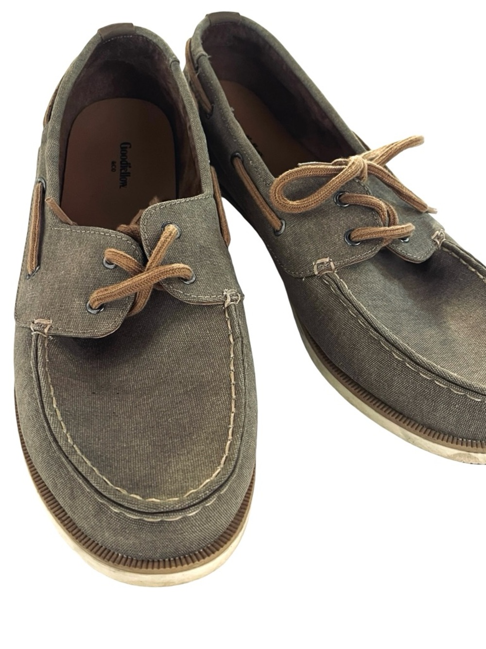 Goodfellow & Co Men's Grey Boat Shoes in size 12